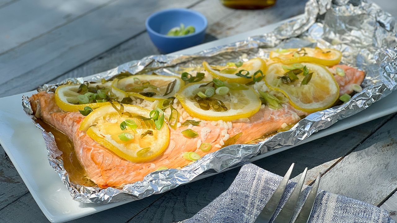 garlicbuttersalmoninfoil