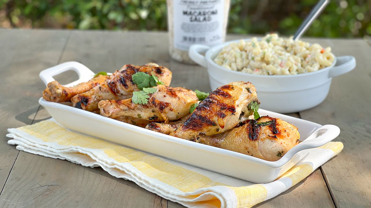 limecilantrogrilledchickendrumstickswithhoneylimedrizzle